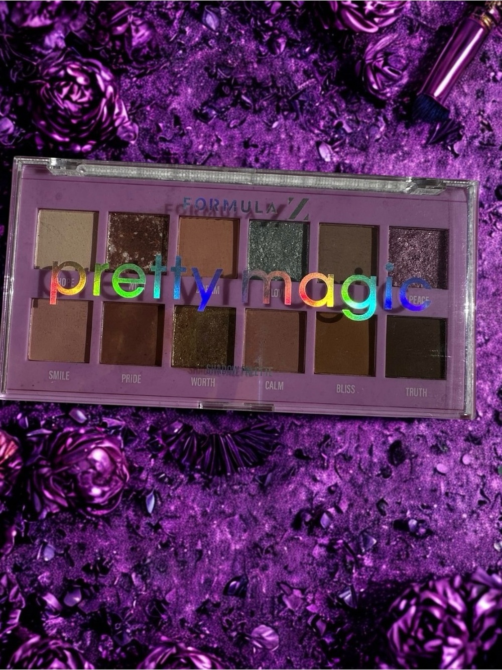 Formula Z Pretty Magic Eyeshadow Palette Swatched Sparkle Shdows